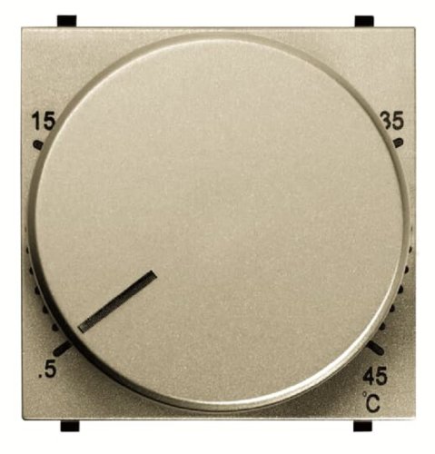 Терморегулятор механический с датчиком без рамки ABB Zenit 0С +45С N2240.3 CV шампань картинка